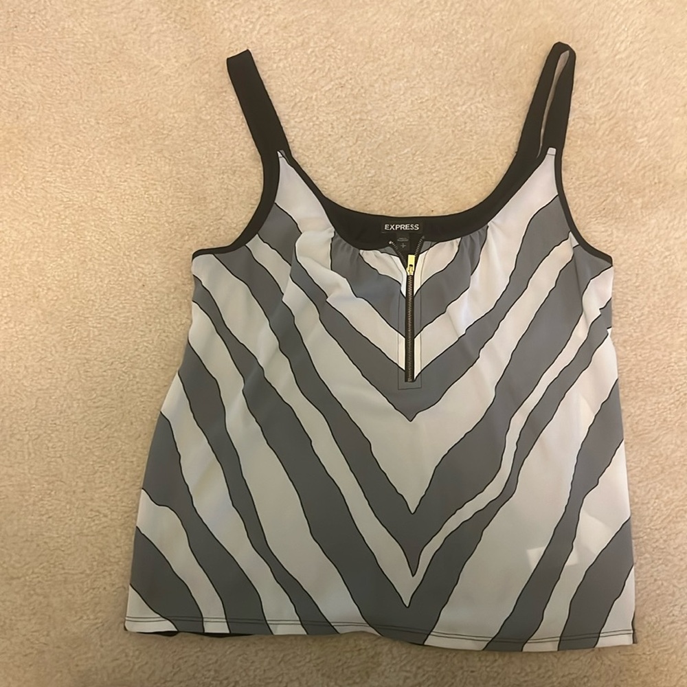 Express tank top with zipper size S